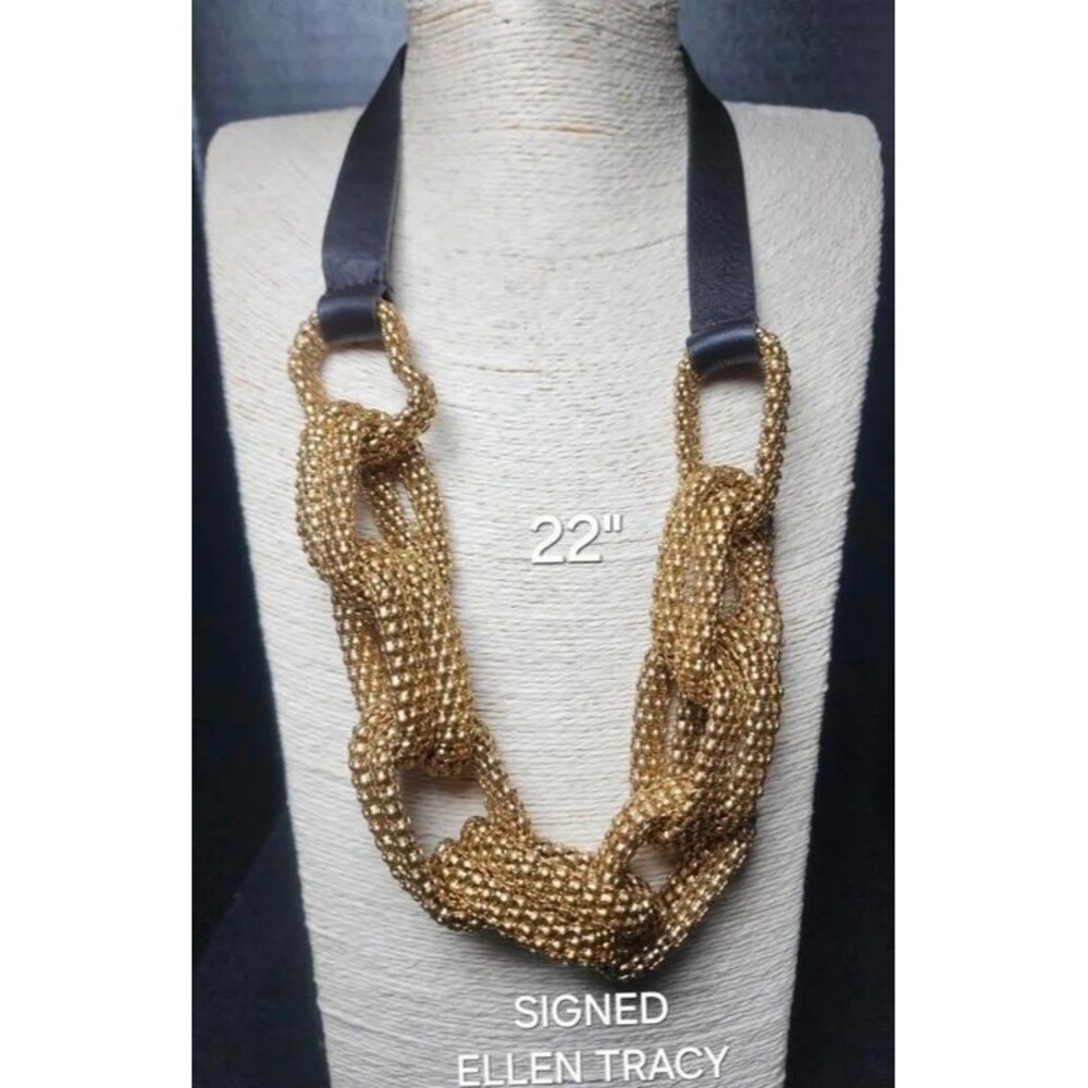 18. Ellen Tracy Mid-Century Modern Necklace